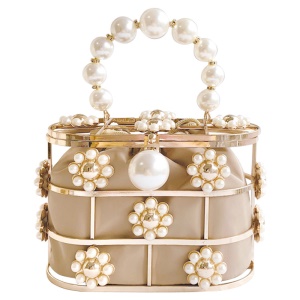Sac à main pour  femme avec maille métallique