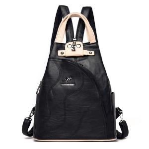 Sac à dos femme brodé en peau de mouton