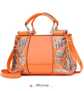 Sac à main pour  femme brodé avec paillettes