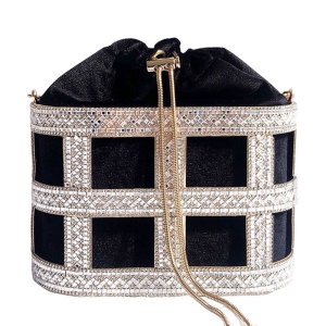 Sac à main  avec diamants artificiels