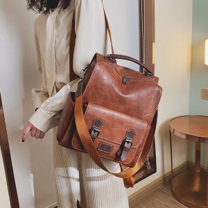 Sac à dos en cuir PU pour femme