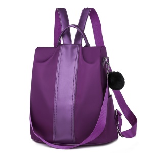 Sac à dos femmes en tissu Oxford /cuir