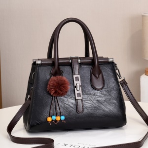 sac à main pour femme à grande capacité en cuir PU crocodile et pendentif vintage