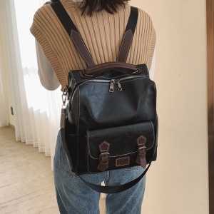 Sac à dos en cuir PU pour femme
