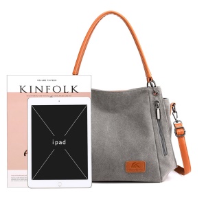 Sac à main pour femmes en toile grande capacité