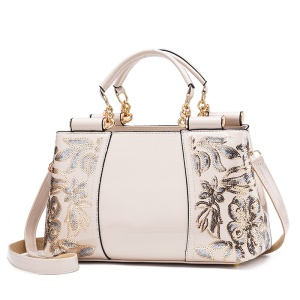 Sac à main pour  femme brodé avec paillettes