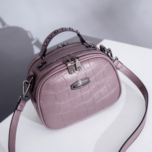 Sac à bandoulière  à motif  crocodile