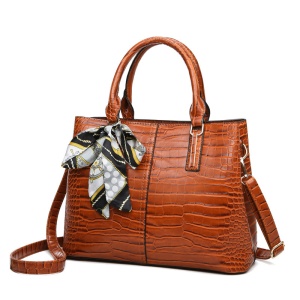 Sac à main pour femmes en cuir PU avec motif de pierre