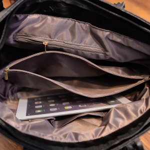Sac à main en cuir verni brillant pour femmes
