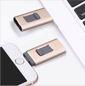 Clé USB-OTG IOS et Android portable 3 en 1