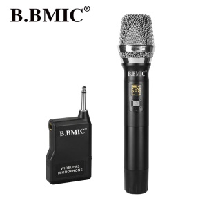 microphone à main sans fil à Fréquence réglable