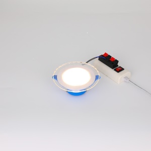 Eclairage Plafonnier LED encastré non-éblouissant à variation de 3 couleurs
