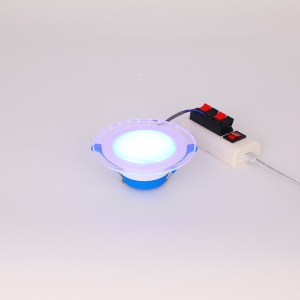 Eclairage Plafonnier LED encastré non-éblouissant à variation de 3 couleurs