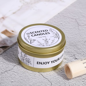 Bougie parfumée cire de soja végétale sans fumée