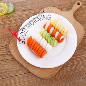 Trancheuse à découpe en spiral pour aliments fruits et légumes  en acier inoxydable