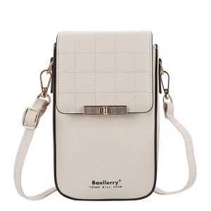 Sac à bandoulière pour femme en cuir synthétique
