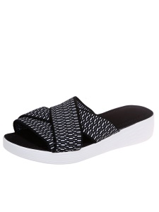 Sandale en cuir artificiel pour femme