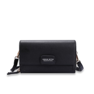Portefeuille pour femmes en cuir synthétique  avec fermoir magnétique