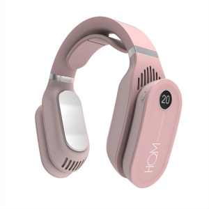 Mini Ventilateur de cou climatiseur de coup rafraichisseur et chauffage à affichage LED rechargeable