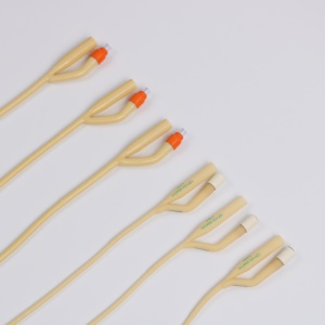Cathéter urinaire médical jetable en silicone