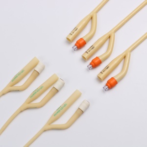 Cathéter urinaire médical jetable en silicone