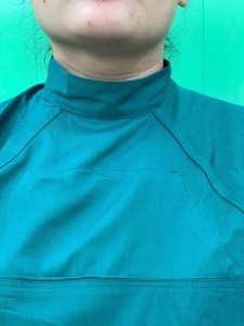 Blouse chirurgicale avec épaississement en coton pur