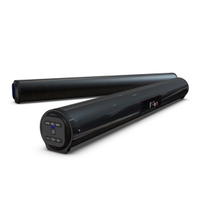 Haut-parleur Bluetooth Cylindrique en métal télécommandé