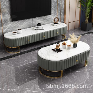 Table basse TV Meuble en marbre