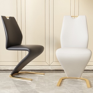 Chaise en cuir artificiel PU