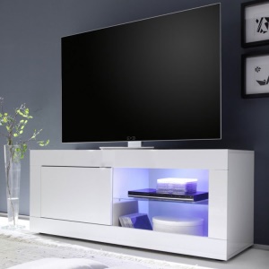 Meuble TV durable avec lumière LED