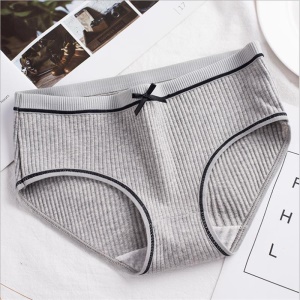 Culotte femme en  coton avec noeud