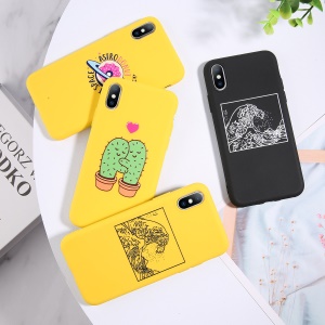 Coque de téléphone portable avec dessin animé pour Iphone