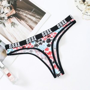 T-string femme sexy culotte en cotton taille basse