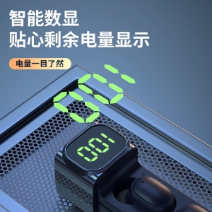 Oreillette Bluetooth avec affichage numérique LED