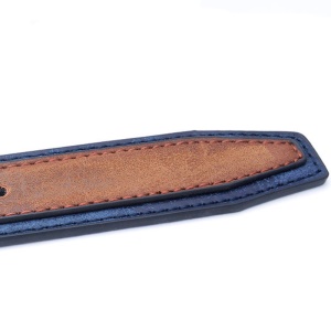 Ceinture en cuir PU pour hommes Boucle à aiguille simple