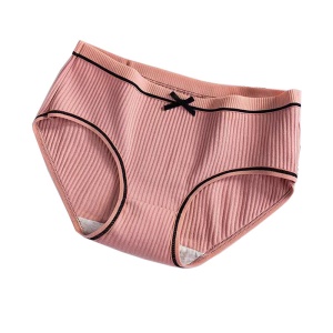 Culotte femme en  coton avec noeud