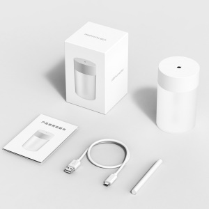 Humidificateur simple portable rechargable par usb avec lumière