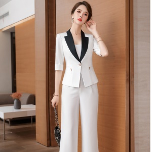 Costume femme Tailleur de jupe/pantalon blazer à manches moyennes