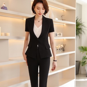 Costume Femme 2 Pièces Tailleur de pantalon/jupe design à la mode