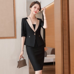 Costume femme Tailleur de jupe/pantalon blazer à manches moyennes