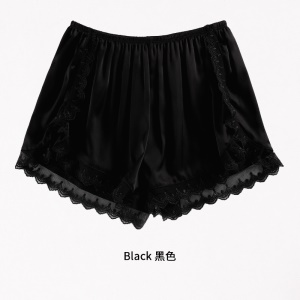Femme Legging Short Large et confortable broderie dentelle