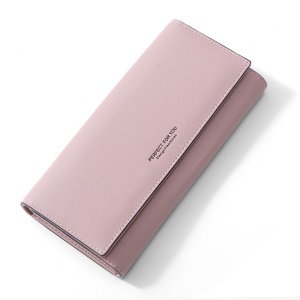 Portefeuille en cuir PU pour femmes