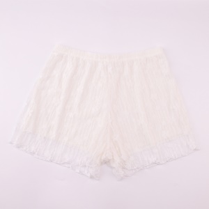 Short de sécurité femme en dentelle double couche
