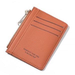 Portefeuille en cuir artificiel PU pour femme