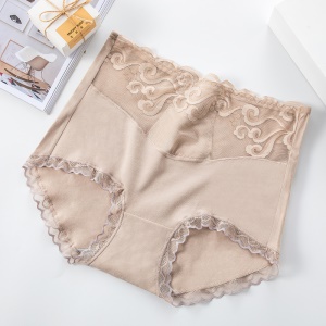Femme slip taille haute culotte respirant ventre plat