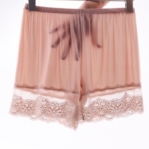 Pantalon de sécurité en soie glacée pour les filles en dentelle haute élastique