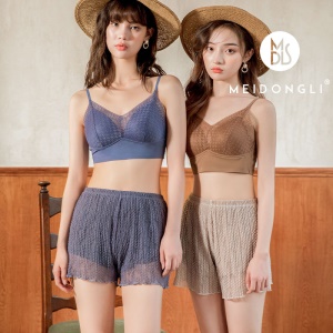 Short de sécurité pour femme double couche taille basse
