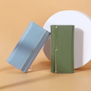 Portefeuille en cuir pour femme PU artificiel