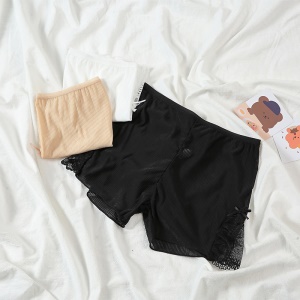 Short en soie glacée bas de pantalon sous jupe pour femmes