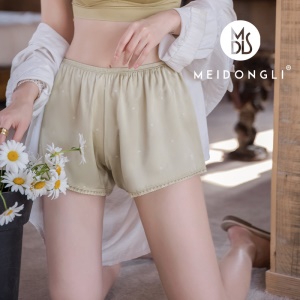 Femme short de pyjama en polyester léger et comfortable